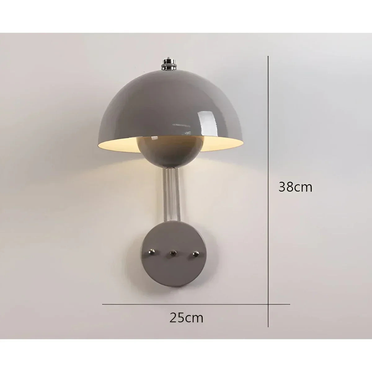 BowLift | BudLume - Mushroom Light Cozy Scandinavian Wall Lamp