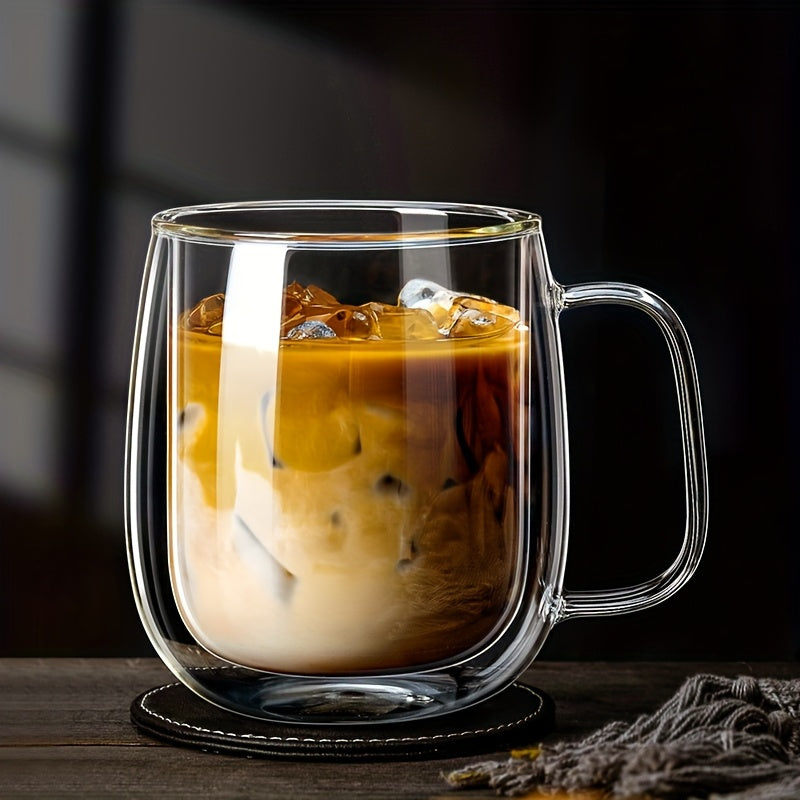BowLift | ThermoSip Double-walled Glass Mug – Borosilicate Glass, Heat Resistant & Elegant