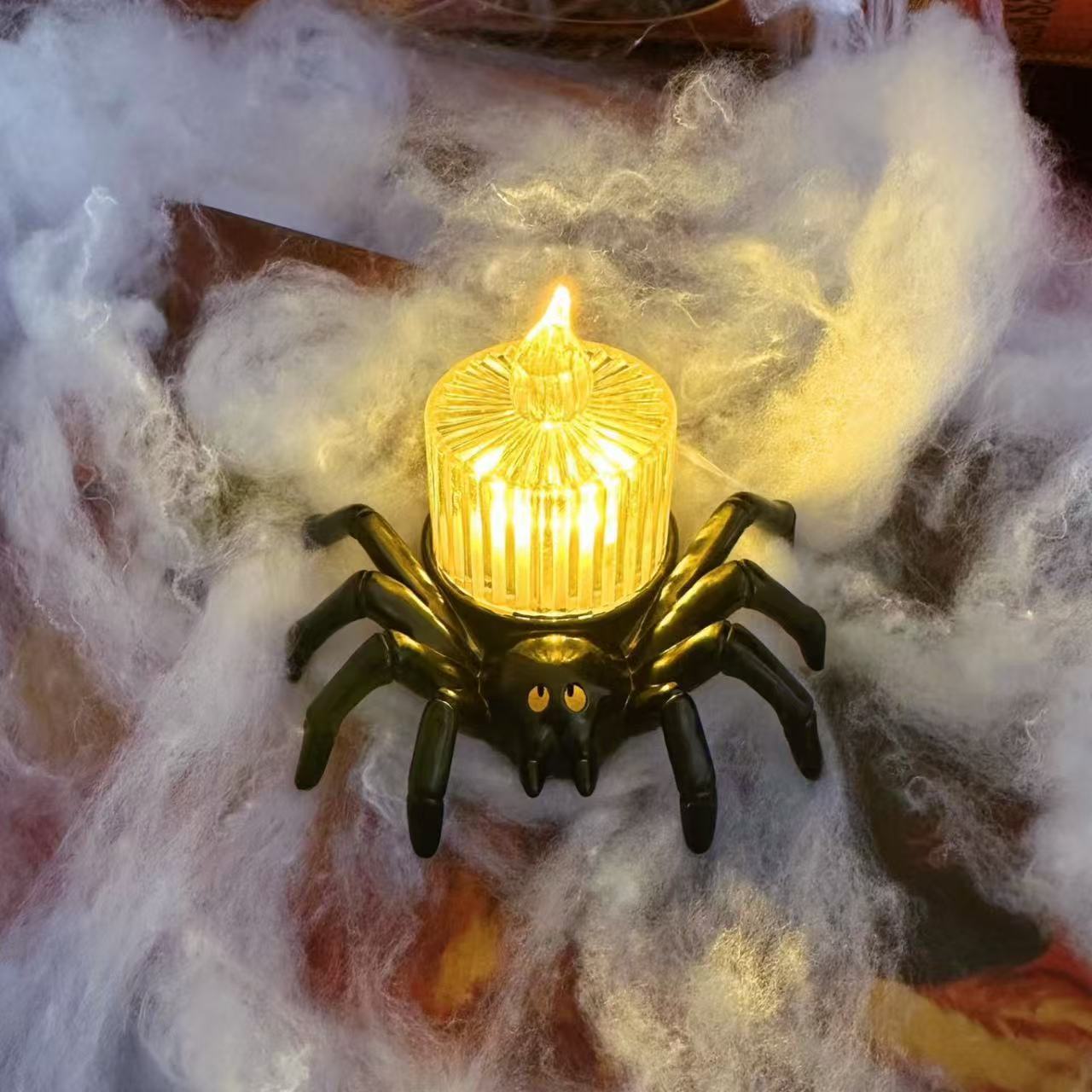 BowLift | Halloween Decoration – Spiderback Ornament with Candle and Eyeball Designs