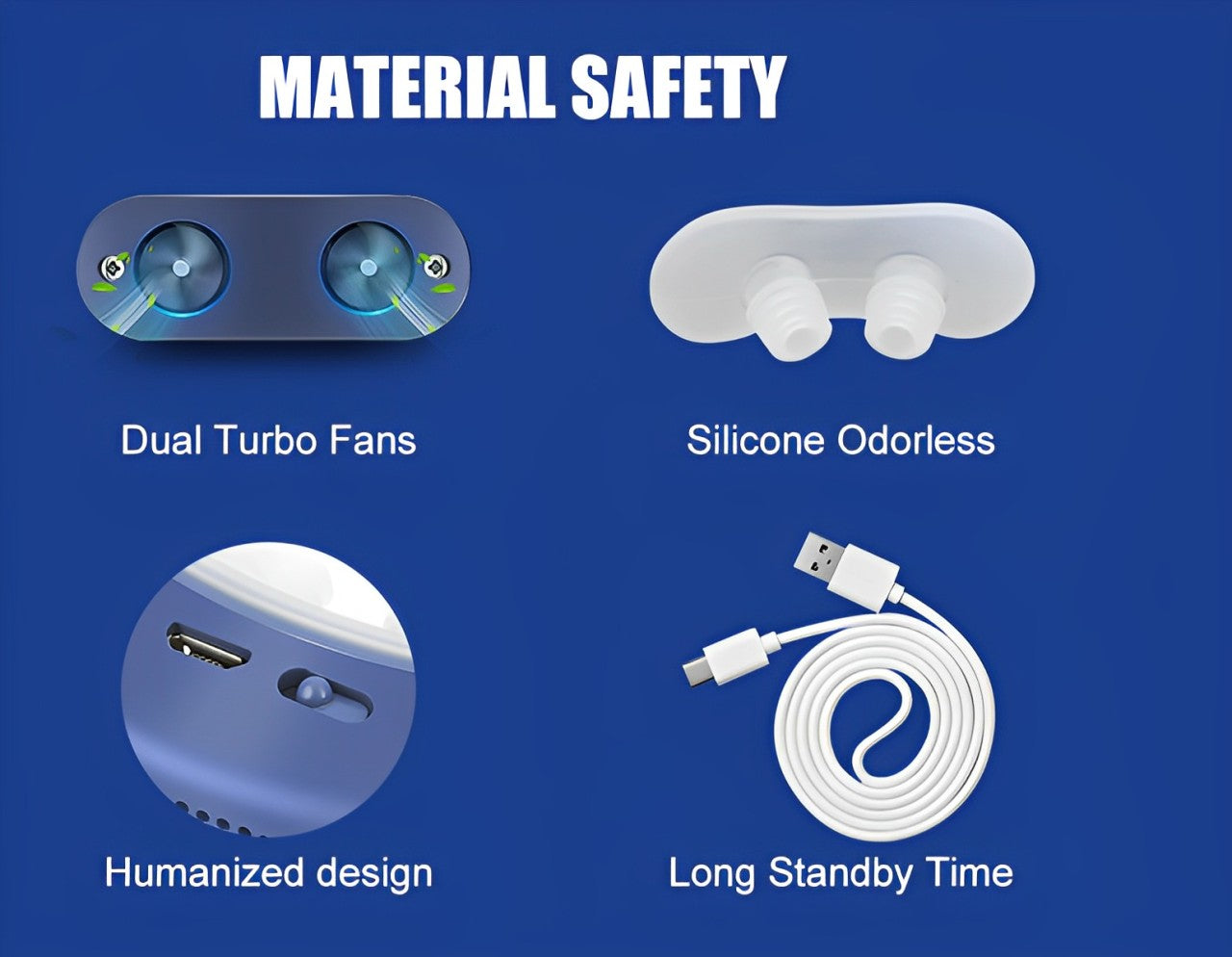 BowLift | Anti Snoring Device Rechargeable Nasal CPAP Aid