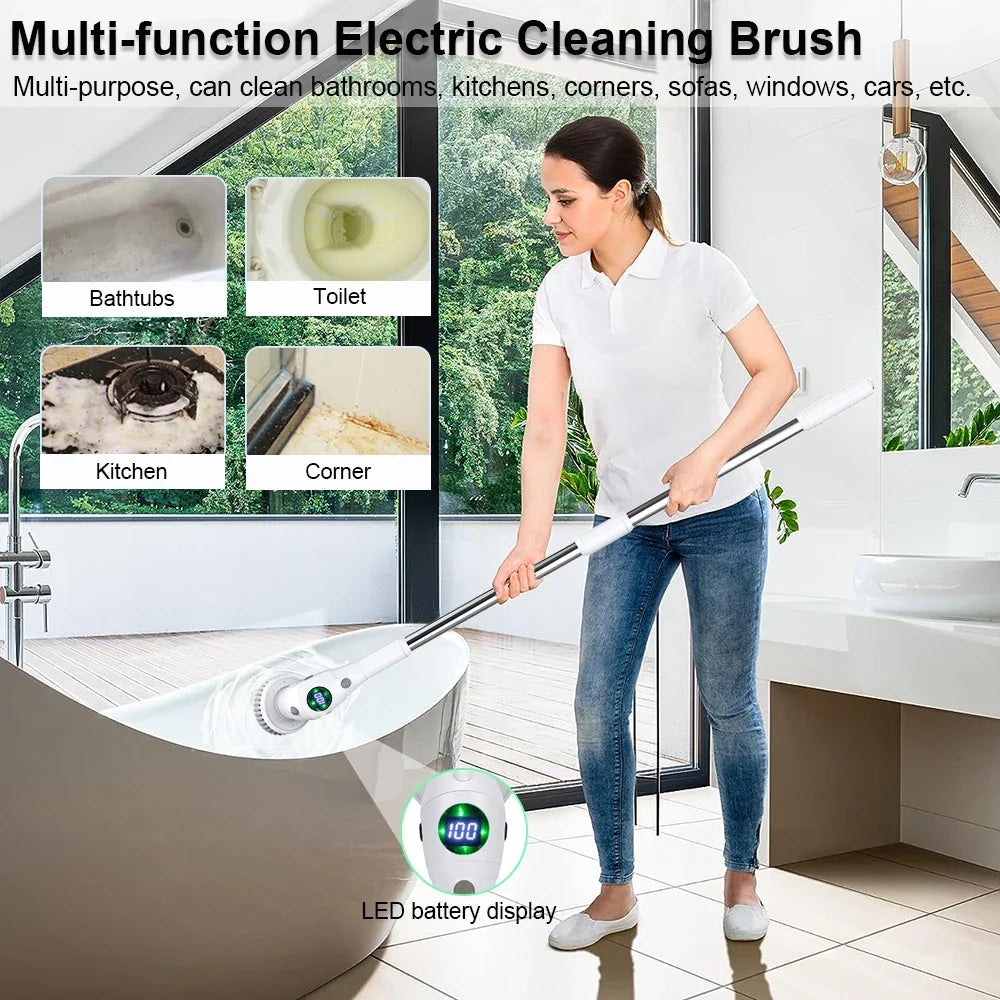 BowLift | 8-in-1 Electric Cleaning Brush – Liora – (1+1 FREE)