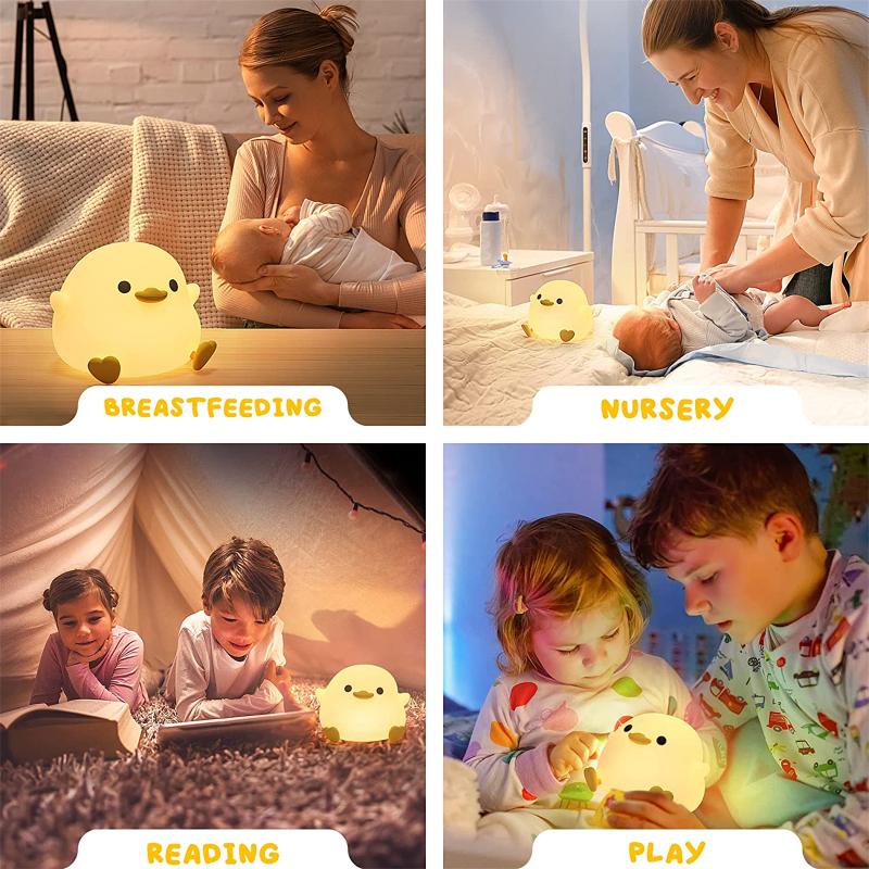 BowLift | DuckieLight | Calming Night Light for Better Sleep - Dimmable Children's Lamp