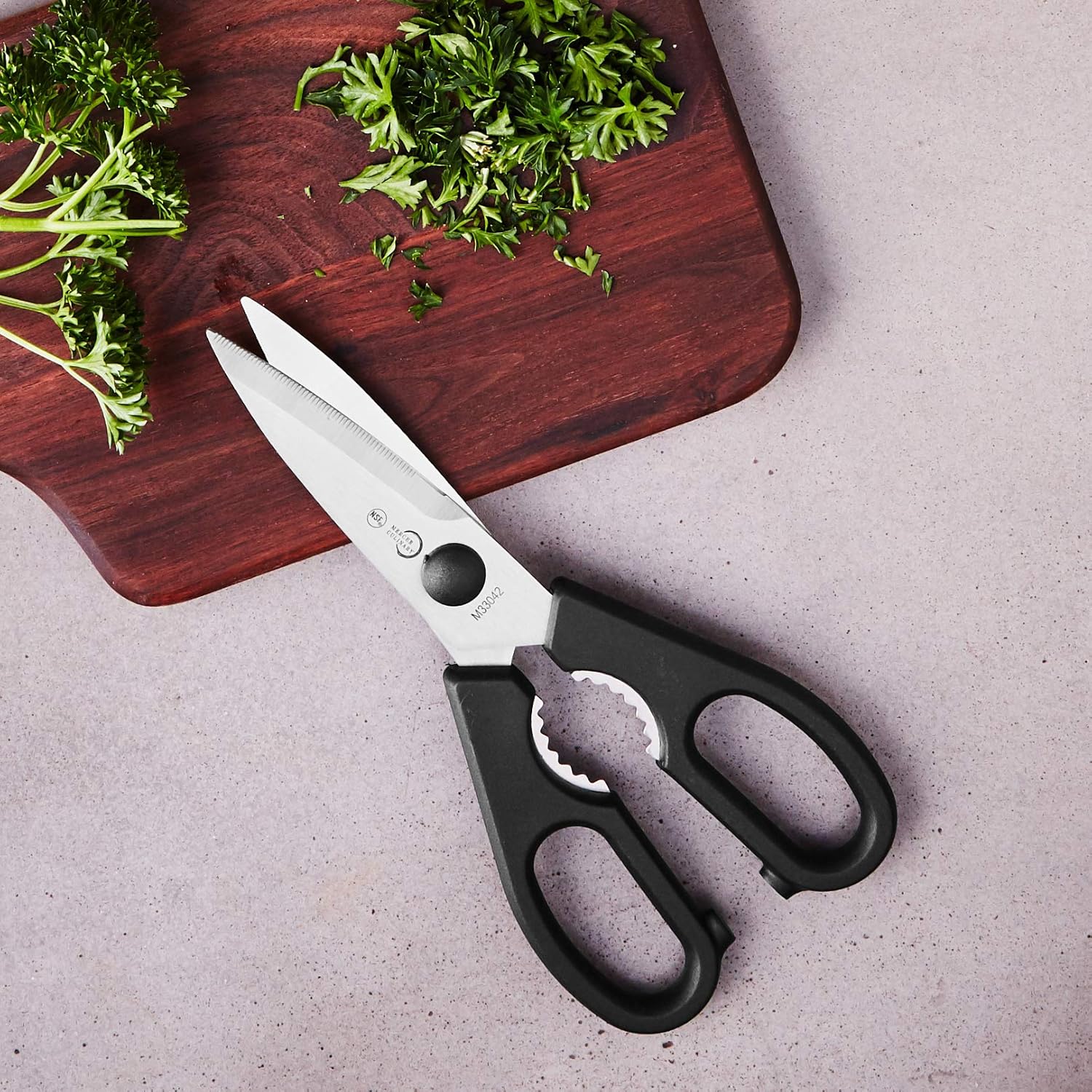 BowLift | Chef's Knife Scissors - Premium Stainless Steel Blades - Ideal for Cutting Herbs, Poultry, and Other Kitchen Tasks - Ergonomic Handles for Comfortable Grip and Precision - Multifunctional and Durable