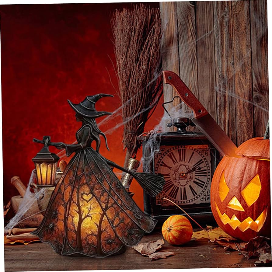 BowLift | Halloween Witches Lamp Mystica – Magical LED Decorative Lamp for Indoor