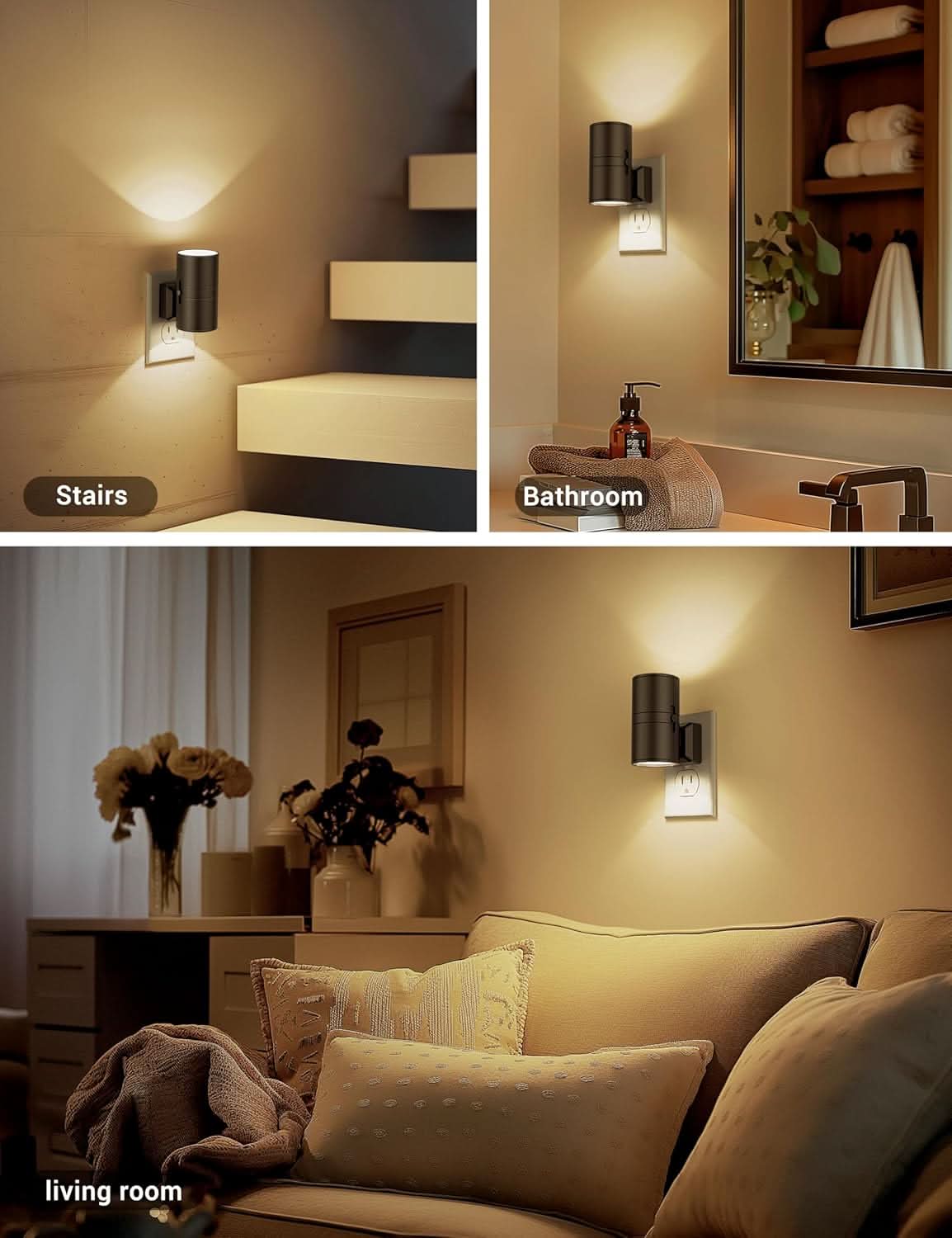 BowLift | NIGHTSENSE – LED night light with twilight sensor, glare-free & energy-efficient