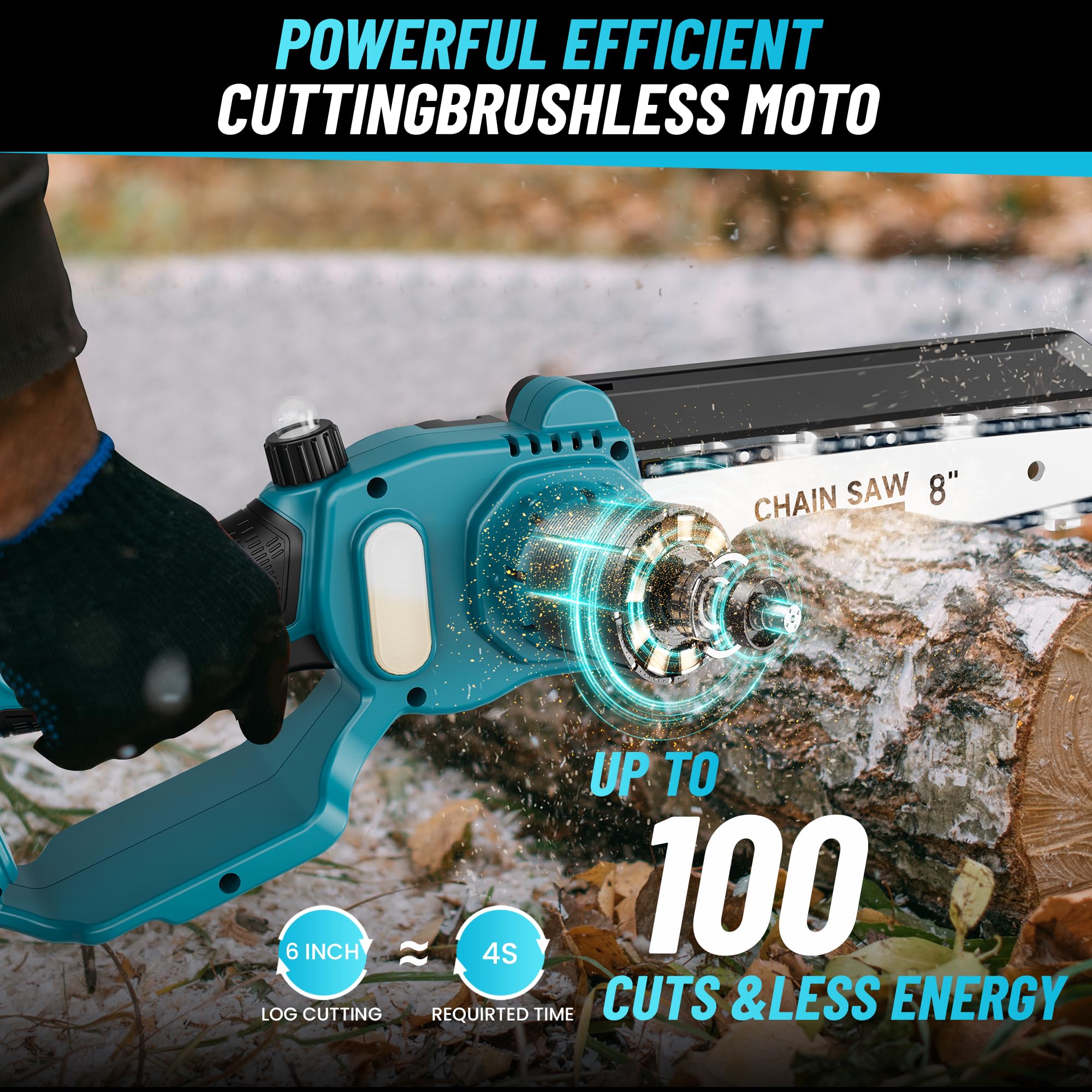 BowLift | 2-in-1 Cordless Chainsaw & Pole Saw