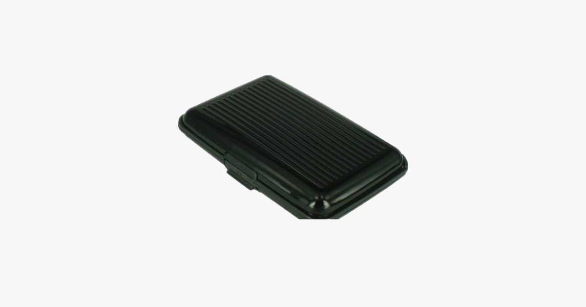 BowLift | Aluminium Metal Glossy Card Holder - Stylish Travel Wallet - Best Protection Against RFID Scanning