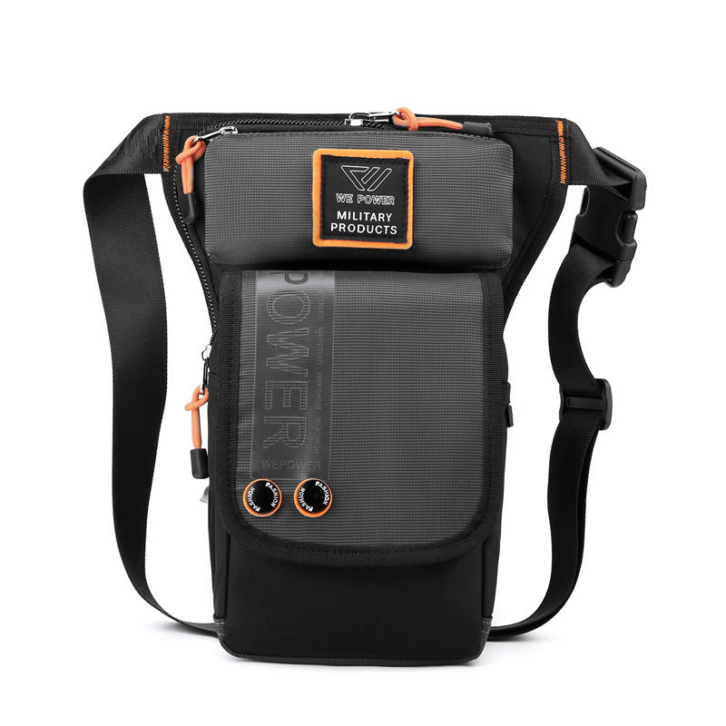 BowLift | Personalized Men's Motorcycle Style Waterproof Nylon Leg Chest Bag