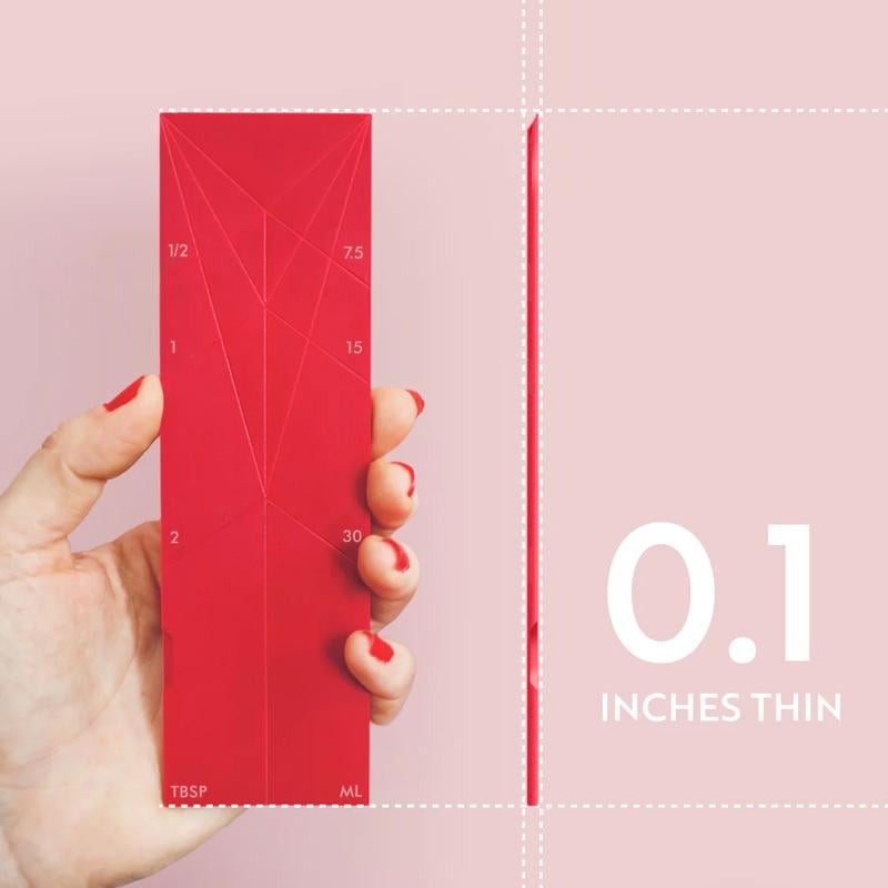 BowLift | 3-in-1 Folding Measuring Spoons | TriScoop Magnetic Design | Space-Saving Kitchen Tool