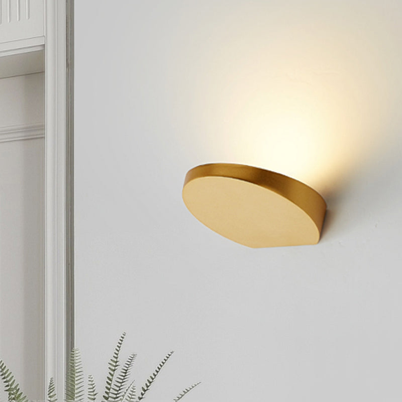 BowLift | Aluminum Round Recessed Wall Sconces Minimalist LED Wall Lighting in Black/Grey/White Finish for Corridor