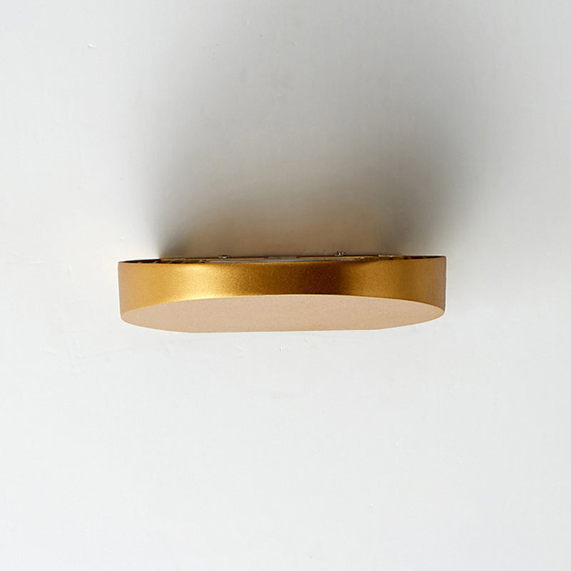 BowLift | Aluminum Round Recessed Wall Sconces Minimalist LED Wall Lighting in Black/Grey/White Finish for Corridor