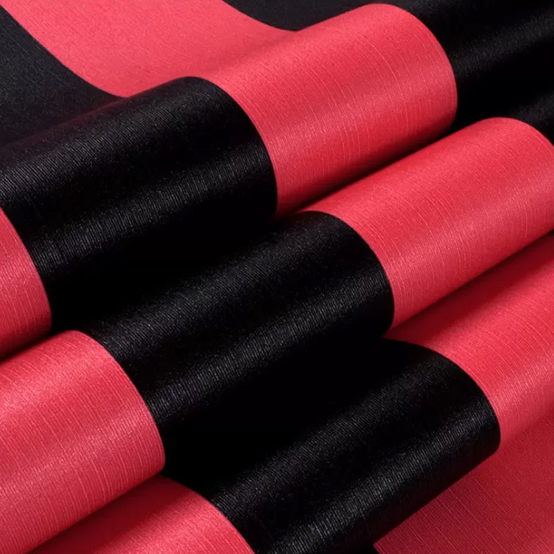 BowLift | Simple Wide Stripes Non-Adhesive Wallpaper for Coffee Room and Clothing Store, 33 Feet x 20.5 Inches