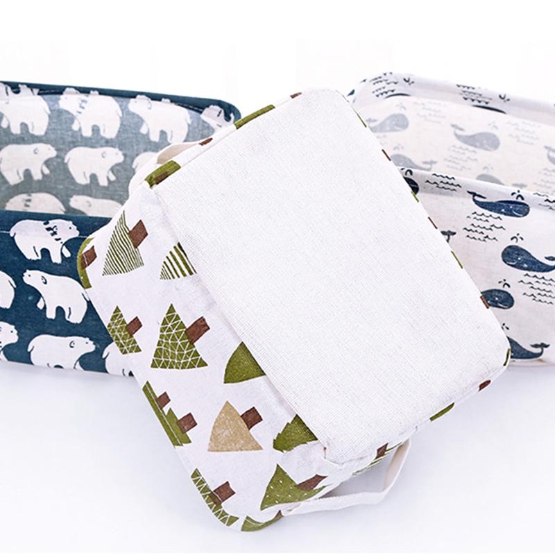 BowLift | Foldable Cotton Fabric Storage Basket