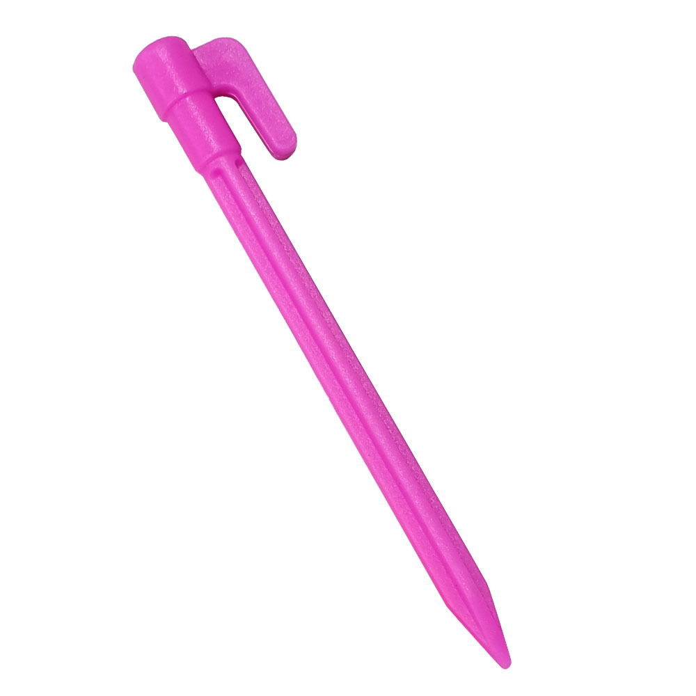 BowLift | Plastic Tent Stakes with Hooks – Camping Tent Pegs for Tarps and Canopies