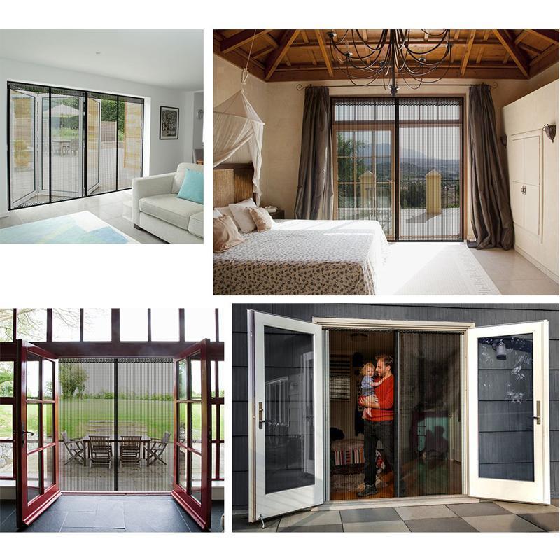 BowLift | Magnetic fly screen door with full frame Velcro closure