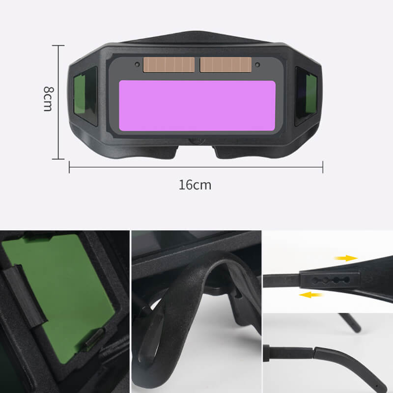 BowLift | Panoramic welding goggles with automatic darkening protection and protection against intense light