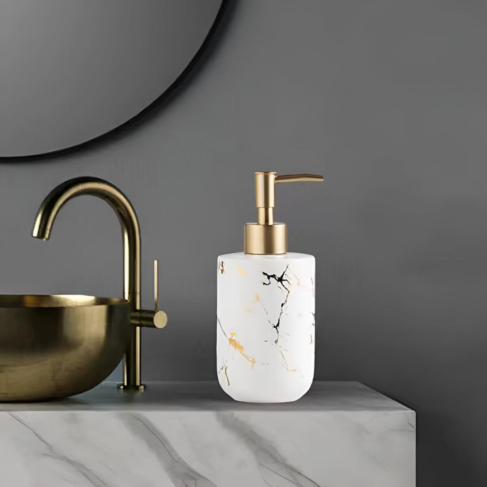 BowLift | Golden Marble Luxe Dispenser