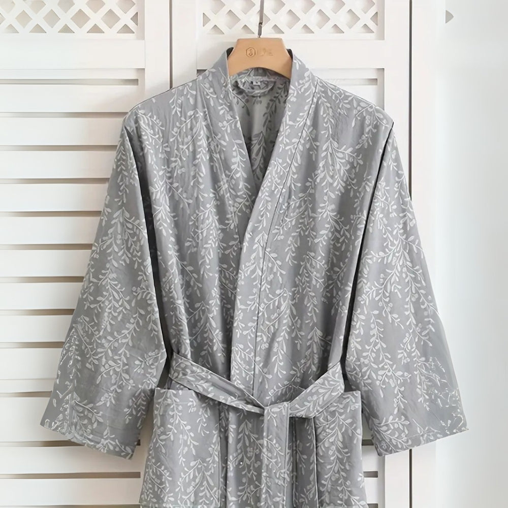 BowLift | Featherlight Jacquard Cotton Bath Robe