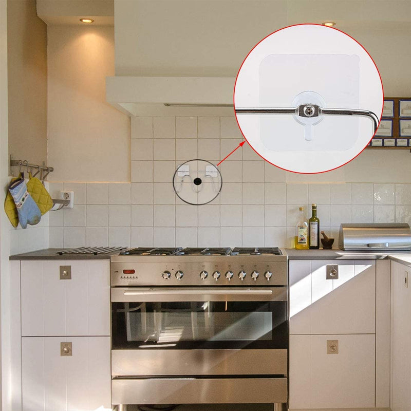 BowLift | Punch-free Tranaparent Hooks (12 PCS)