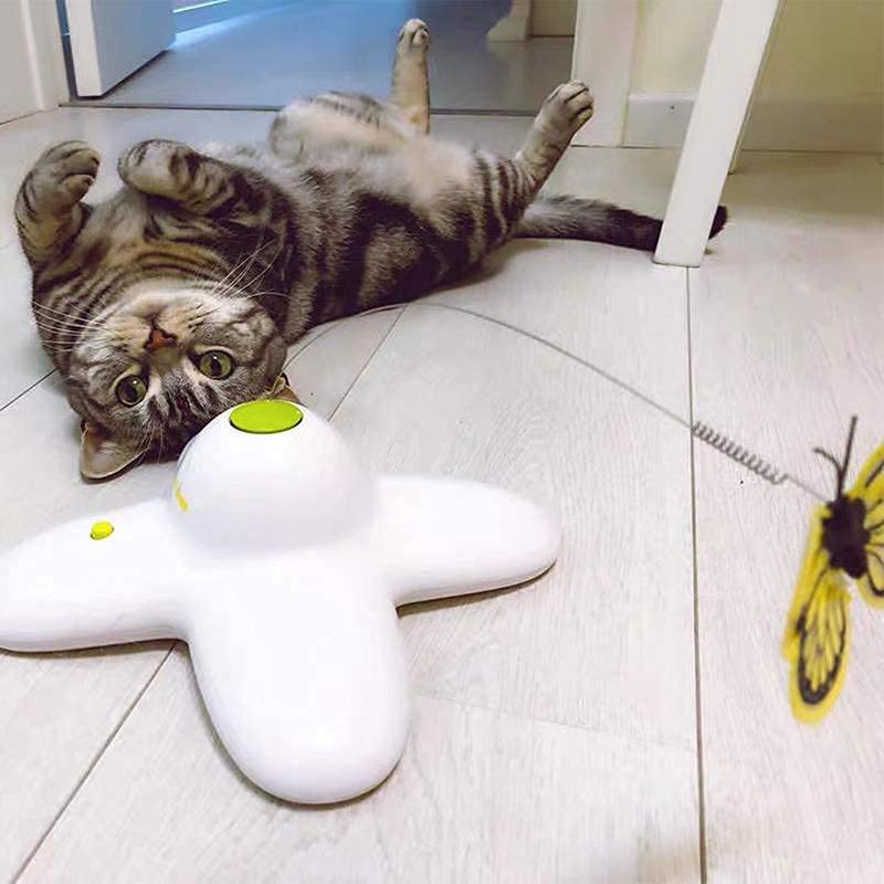 BowLift | Automatic Butterfly Funny Cat Toy