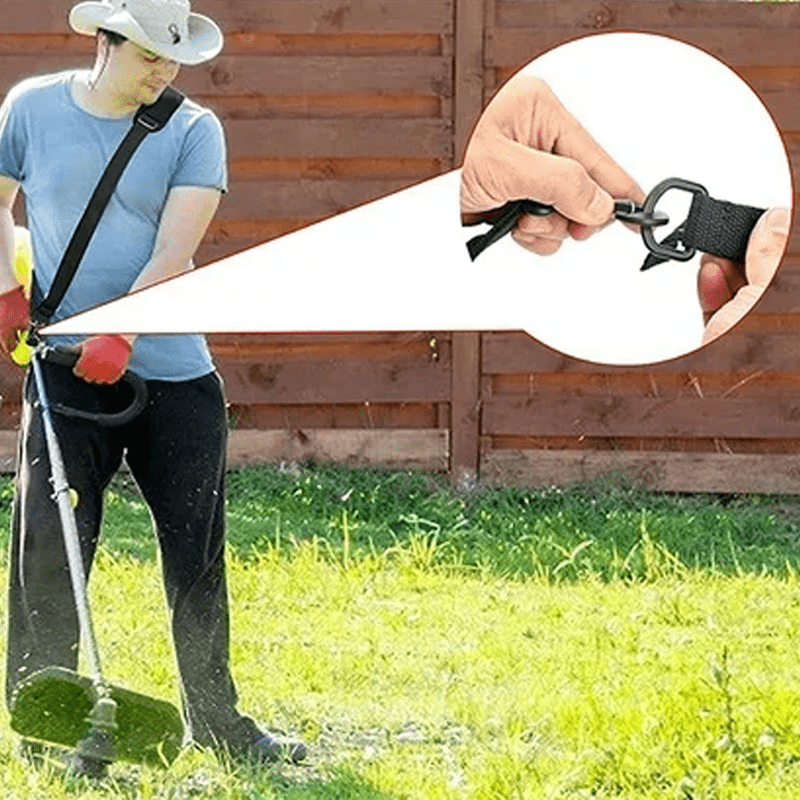 BowLift | Ergonomic Weed Killer Handle Extension Brush Cutter Trimmer Handle