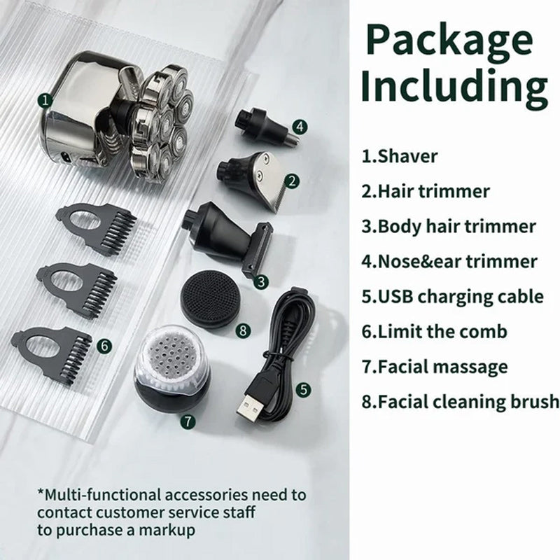 BowLift | 8D Upgraded LED Display 10 in 1 Multifunctional Shaver