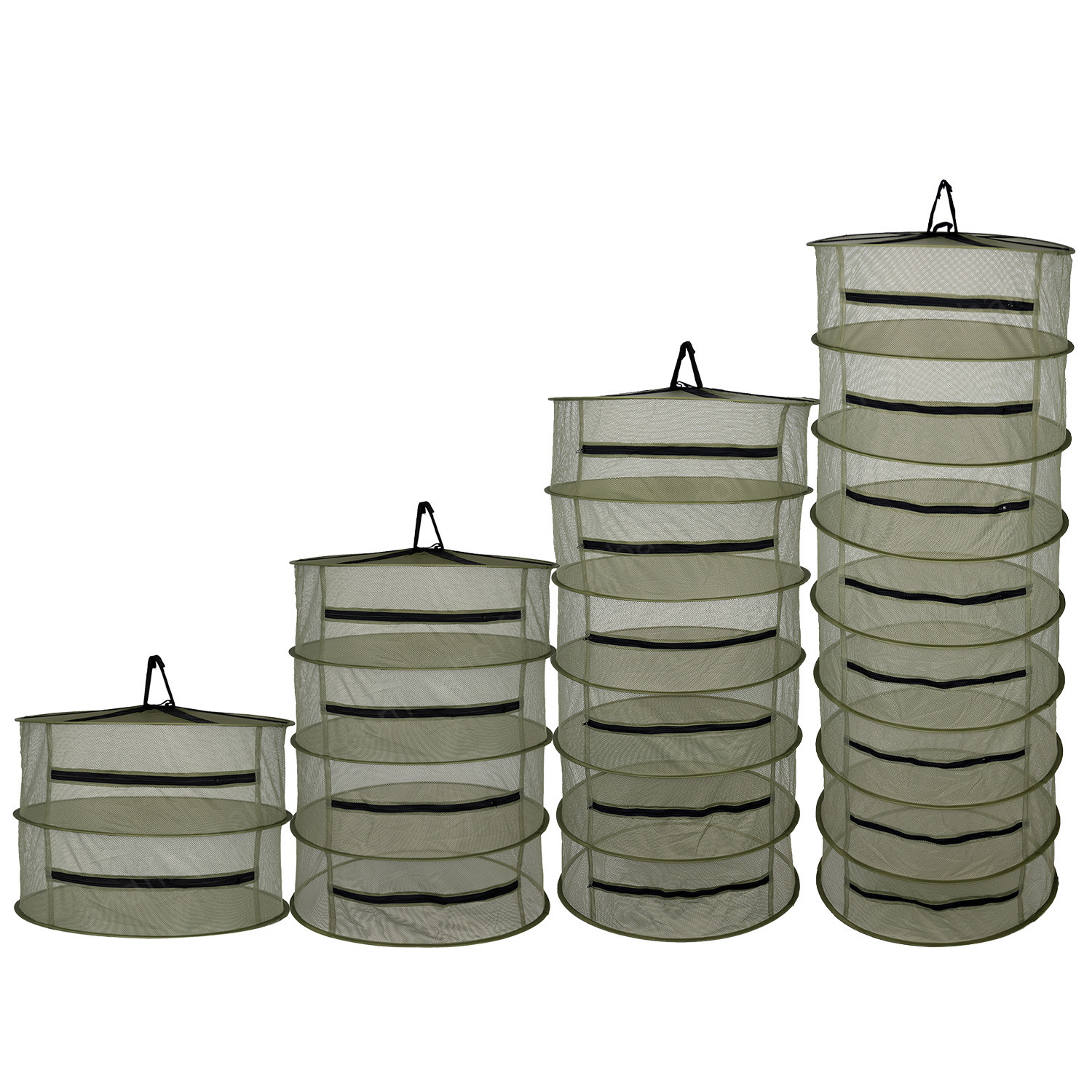 BowLift | Foldable drying basket for fruits, vegetables, and herbs – Multi-tier net storage for quick drying process