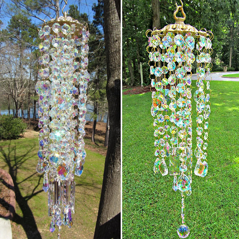 BowLift | Aurora Crystal Glass Wind Chime