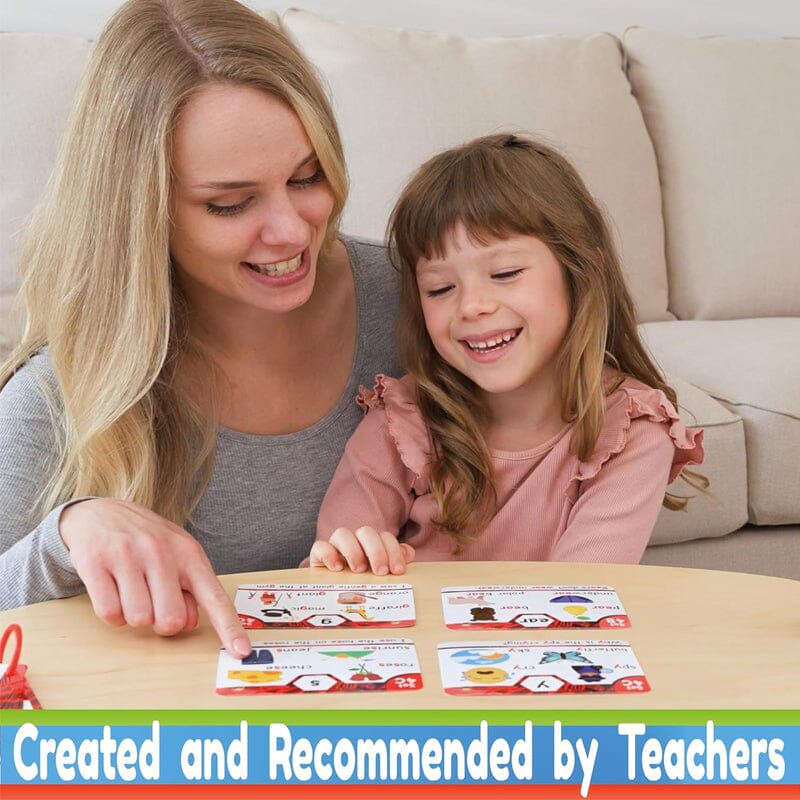 BowLift | Phonics Flashcards - Learning to read in 20 steps - Digraphs CVC mixtures long vowel sounds