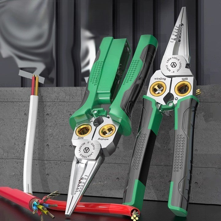 BowLift | 8in1 Electrician Multi-Tool Cable Stripping Pliers