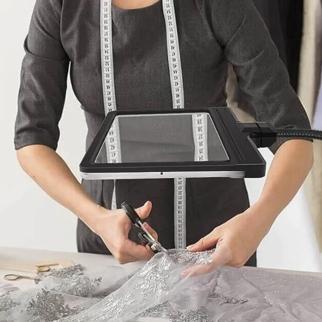 BowLift | Full-Page 5X Magnifying Glass Book Reading Floor Lamp