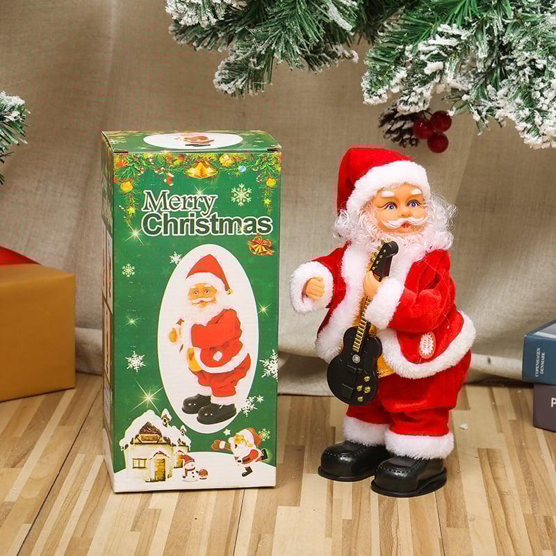 BowLift | Dancing Singing Santa Decoration | Animated Christmas Figure | Plays Festive Songs | Fun Holiday Gift Idea