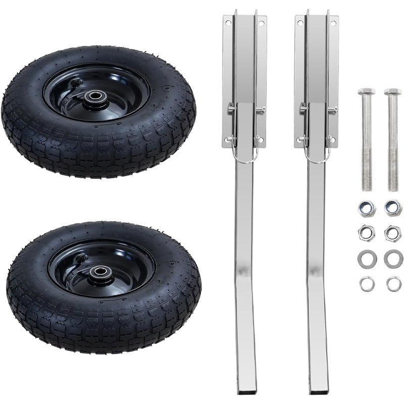 BowLift | 12" Boat Launching Wheels with 500lbs Load Capacity Aluminum Transom Launch Wheels