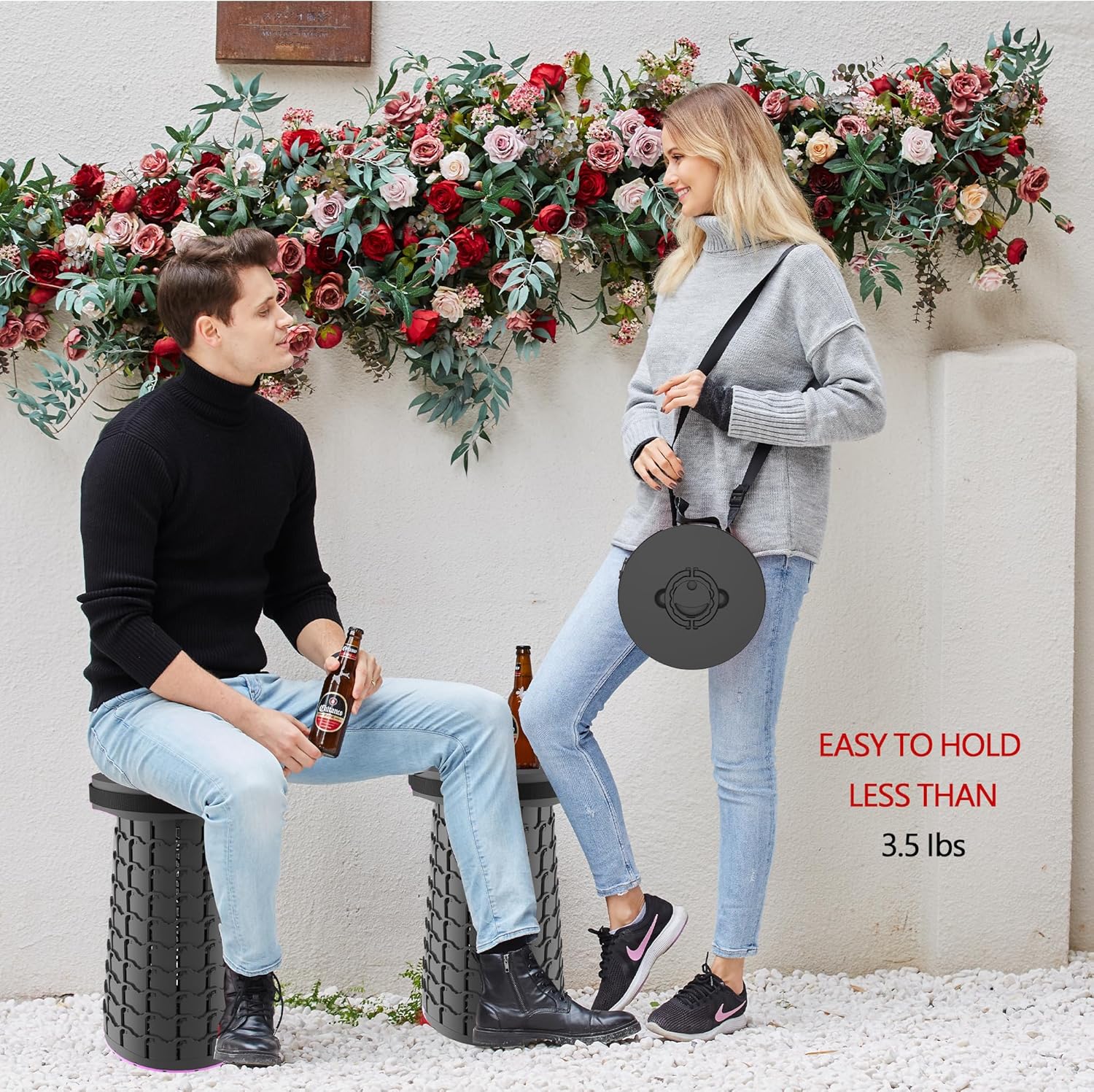 BowLift | Collapsible Stool with Cushion – SitMax