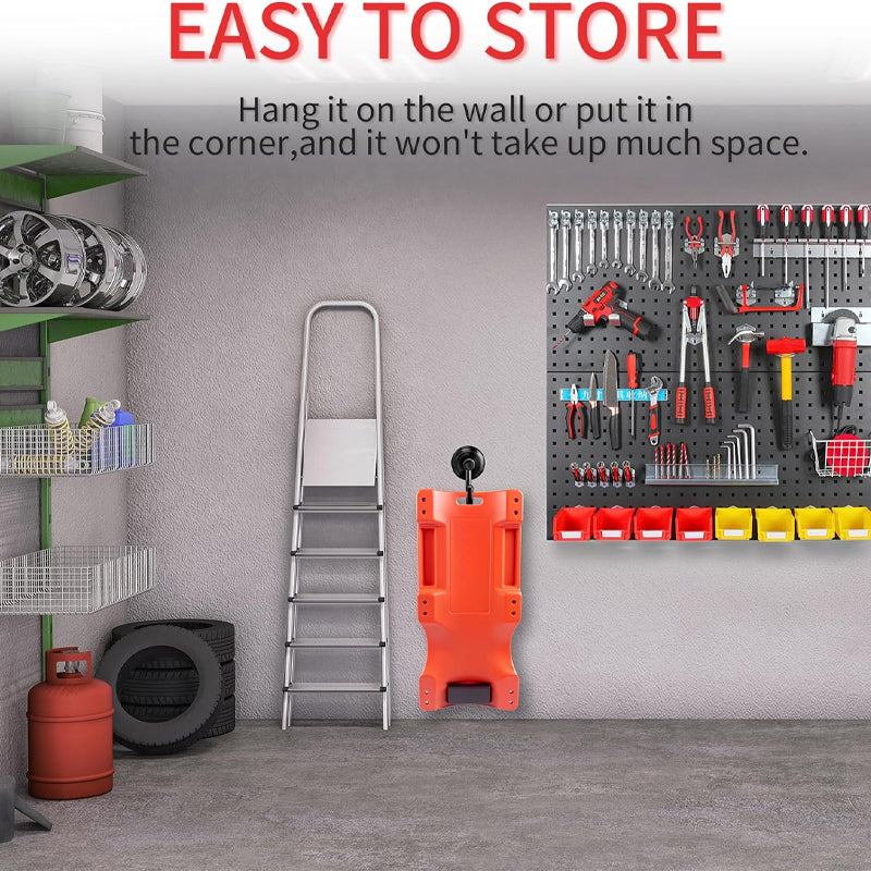 BowLift | Mechanic Plastic Creeper 360lbs Weight Capacity 40 Inches Heavy Duty Automotive Rolling Garage