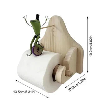 BowLift | Frog Rider | Toilet Paper Holder