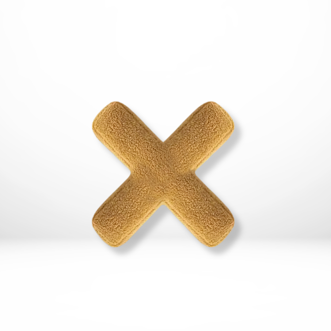 BowLift | Alphabet Cushion Velura – Soft Velvet Decorative Cushion in Every Letter of the Alphabet