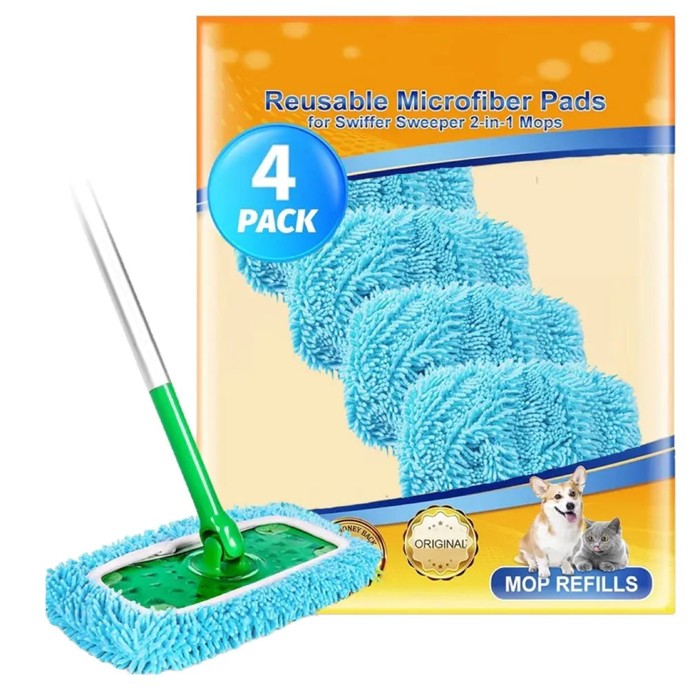 BowLift | Premium Microfiber Mop Pads — Reusable, Compatible with all Flat Mops
