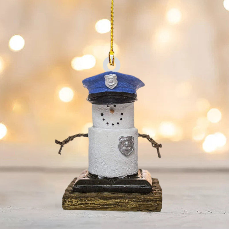 BowLift | Funny Snowman Christmas Tree Pendant