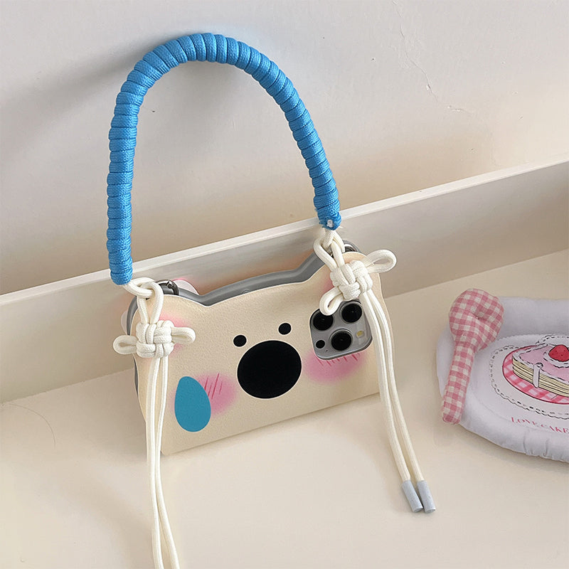 BowLift | Insta-Style Cartoon Westie Flip-Phone Case