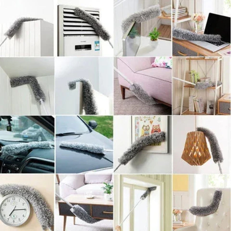 BowLift | Extendable washable curved microfiber duster