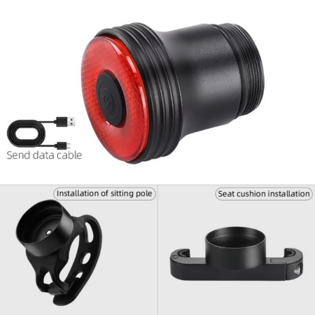 BowLift | Smart Rechargeable Bike Tail Light with Brake Sensing and Waterproof Design