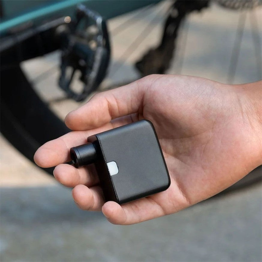 BowLift | Ultra-Compact Mini Electric Bicycle Pump with Type-C Rechargeable Battery – Fits Schrader & Presta Valves