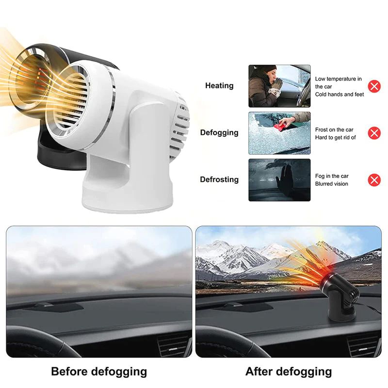 BowLift | Portable 360° rotating car heater