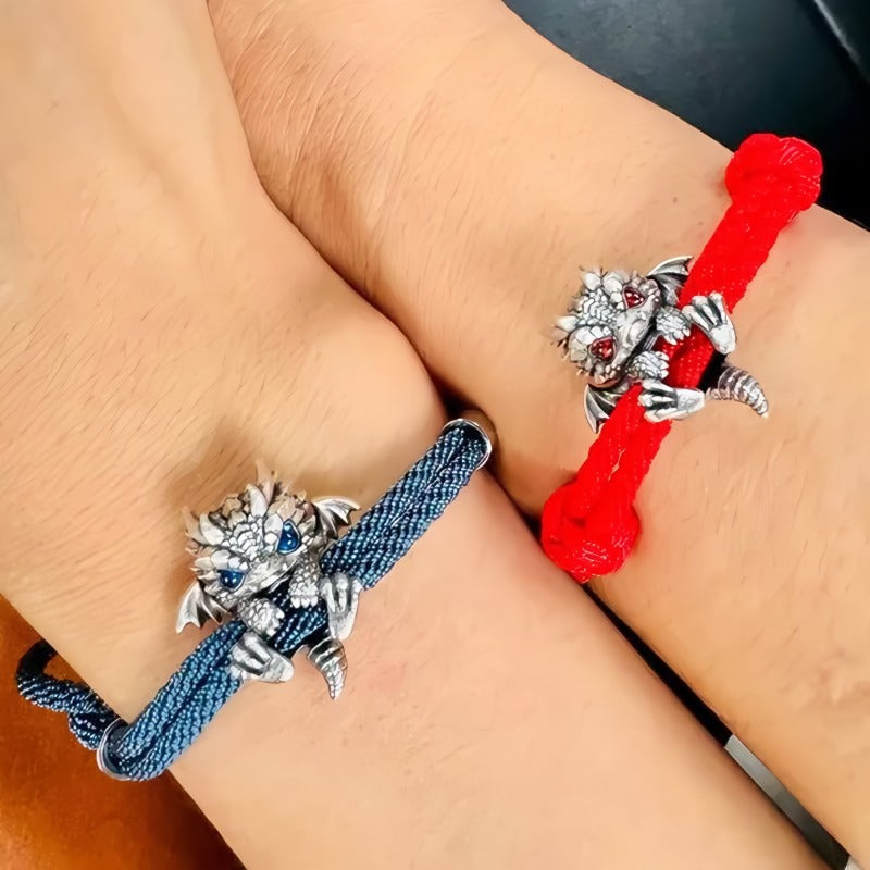 BowLift | Cute Silver Dragon Bracelet