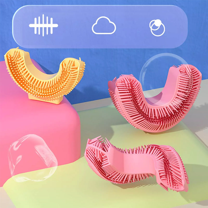 BowLift | Children's Rainbow U-shaped Toothbrush