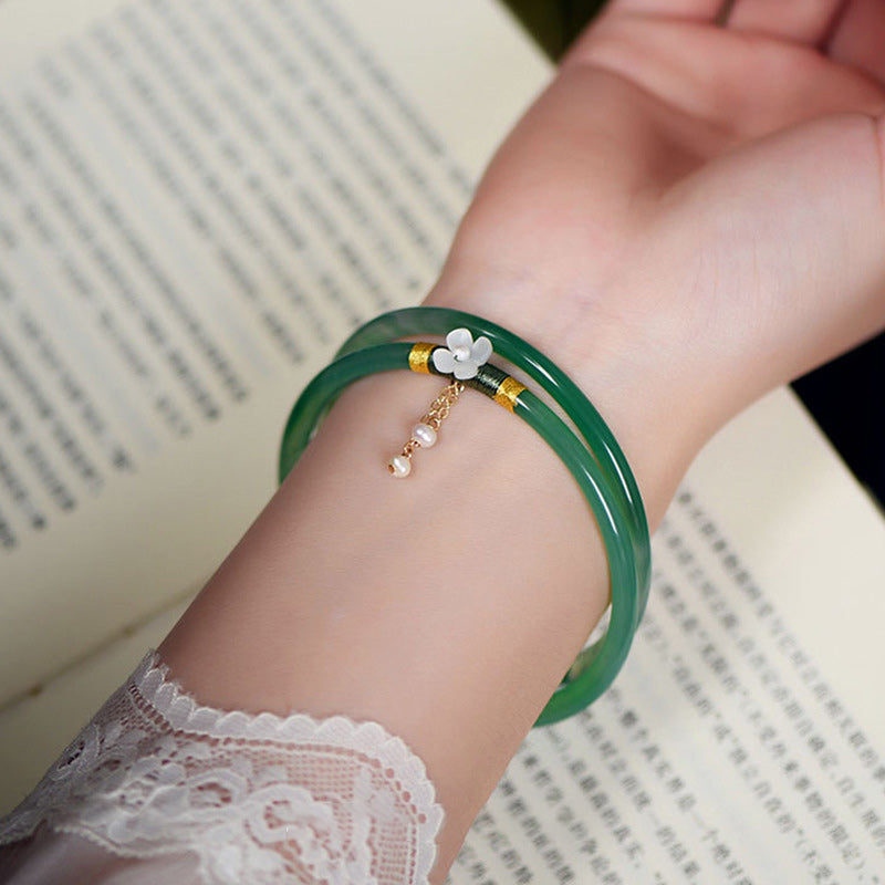 BowLift | Fine Jade Bangle Bracelets