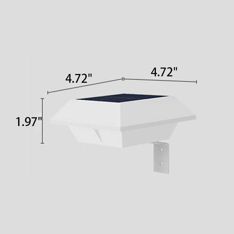 BowLift | Solar UFO Shape Design Fence Light LED Outdoor Wall Lamp