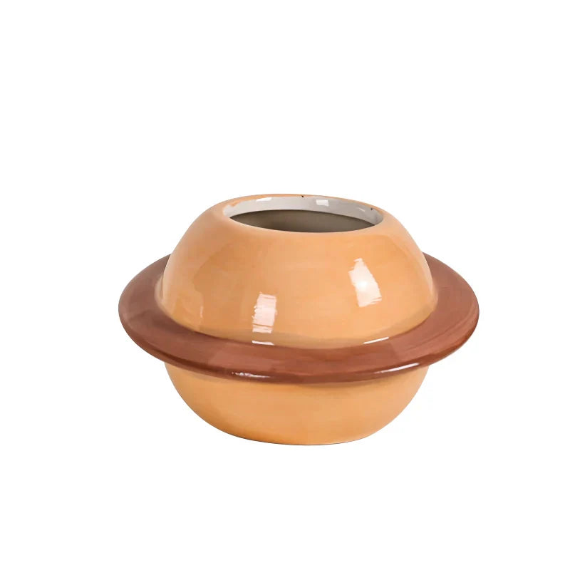 BowLift | Mini Planet Shape Ceramic Succulent Flower Pot