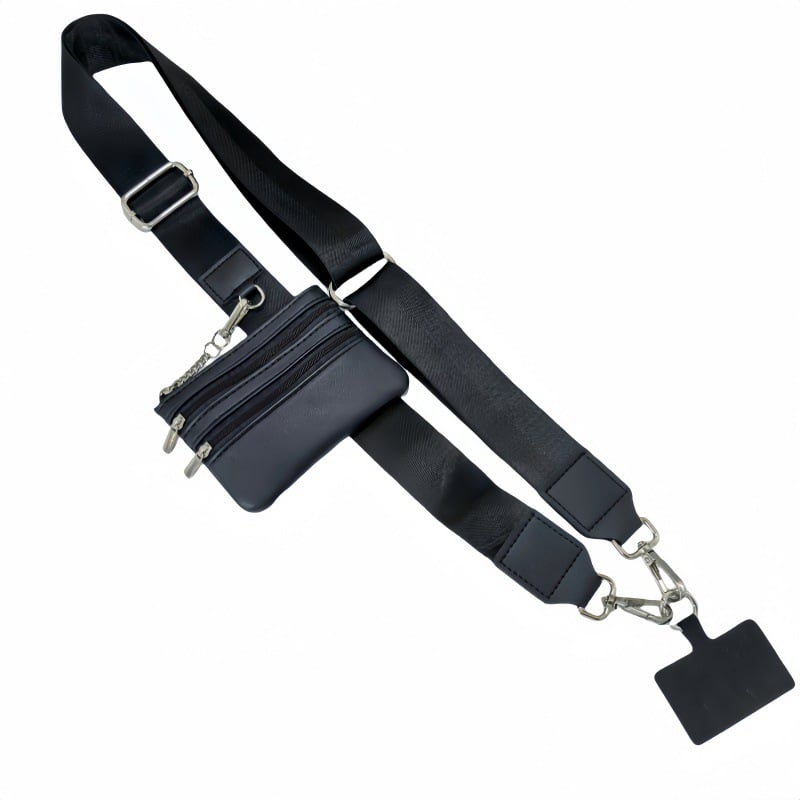 BowLift | Adjustable Phone Lanyard Crossbody Strap with Wallet